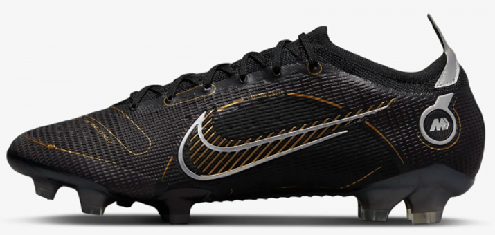 Nike Mercurial Vapor 14 Elite FG DJ2837-007 Bağcıklı Çivili Krampon Siyah