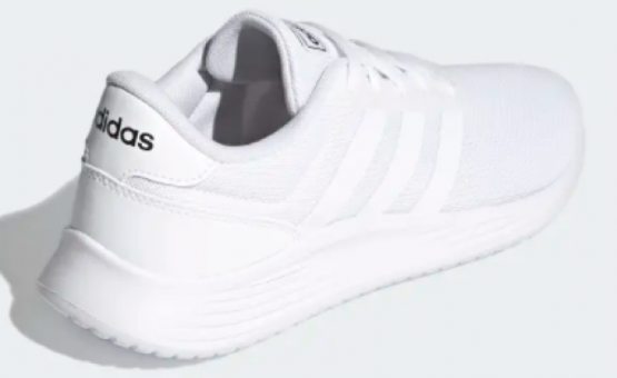 Adidas Lite Racer 2.0 FZ0392 Ortopedik Bağcıklı Erkek Günlük Ayakkabı Beyaz