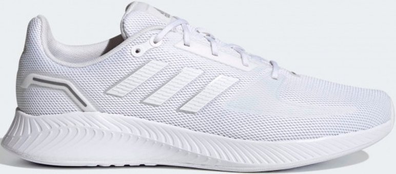 Adidas Run Falcon 2.0 FY9612 Ortopedik Bağcıklı Erkek Koşu Ayakkabısı Beyaz