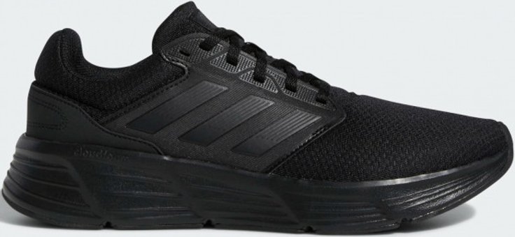 Adidas Galaxy 6 GW4138 Ortopedik Bağcıklı Erkek Koşu Ayakkabısı Siyah