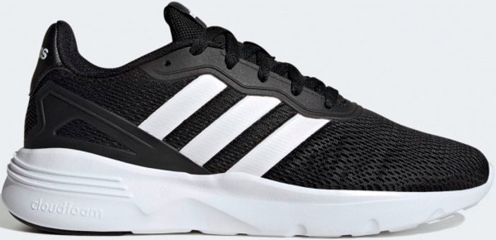Adidas Nebzed Cloudfoam Lifestyle GX4275 Ortopedik Bağcıklı Erkek Koşu Ayakkabısı Siyah