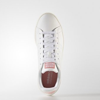 Adidas Cloudfoam Advantage Clean AW3974 Ortopedik Bağcıklı Kadın Günlük Ayakkabı Beyaz
