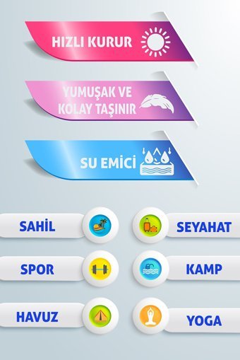 Aıda Home Hello Summer Plaj Havlusu Çok Renkli