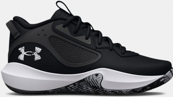 Under Armour Lockdown 6 3025616-001 Ortopedik Bağcıklı Erkek Basketbol Ayakkabısı Siyah