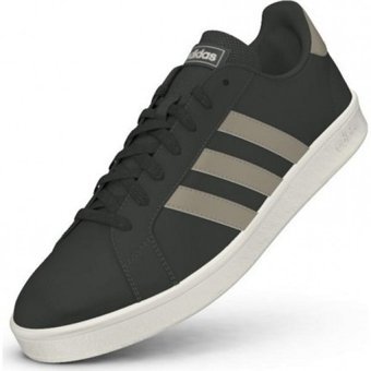 Adidas Grand Court Base EE7911 Ortopedik Bağcıklı Erkek Yürüyüş Ayakkabısı Haki