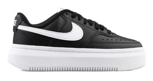 Nike Court Vision Alta DM0113-002 Bağcıklı Kadın Golf Ayakkabısı Siyah