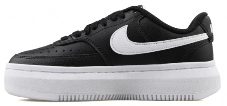 Nike Court Vision Alta DM0113-002 Bağcıklı Kadın Golf Ayakkabısı Siyah
