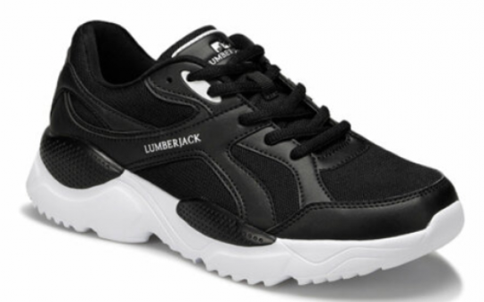 Lumberjack Newton Wmn -100497212 Bağcıklı Kadın Koşu Ayakkabısı Siyah