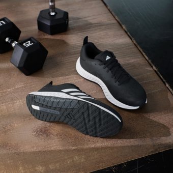 Adidas Everyset IF3199 Ortopedik Bağcıklı Kadın Antrenman Ayakkabısı Siyah