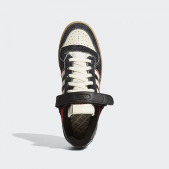 Adidas Forum 84 Low Midwest Kids GW0035 Bağcıklı-Cırtlı Erkek Günlük Ayakkabı Siyah