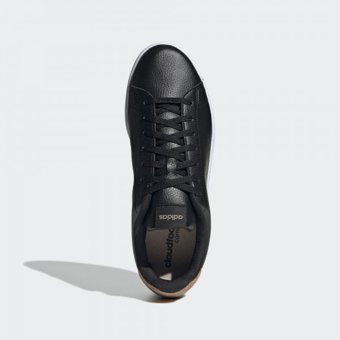 Adidas Advantage GY1136 Ortopedik Bağcıklı Erkek Günlük Ayakkabı Siyah
