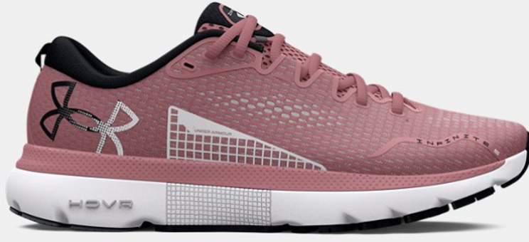 Under Armour Hovr Infinite 5 3026550-601 Bağcıklı Kadın Koşu Ayakkabısı Pembe