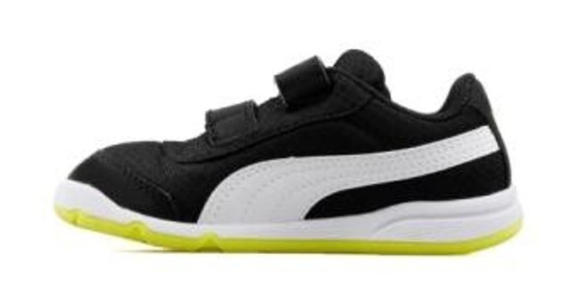 Puma Stepfleex 2 Mesh 192525-14 Cırtlı Erkek Çocuk Günlük Ayakkabı Siyah