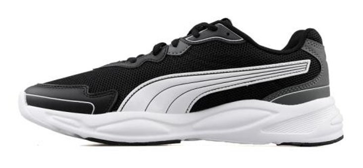 Puma 90S Runner Nu Wave 373017-11 Ortopedik Bağcıklı Unisex Günlük Ayakkabı Siyah