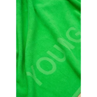 Woop Home Kadife Plaj Havlusu Yeşil