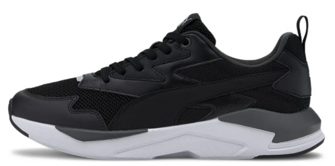 Puma X-Ray Lite 374122-01 Ortopedik Bağcıklı Erkek Günlük Ayakkabı Siyah