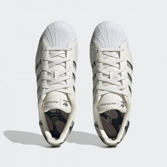 Adidas X Marimekko Superstar HP9779 Bağcıklı Kadın Günlük Ayakkabı Beyaz