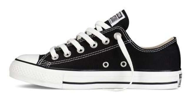 Converse Chuck Taylor All Star M9166C Bağcıklı Unisex Günlük Ayakkabı Siyah