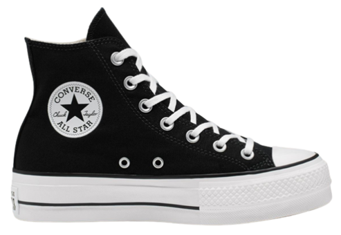 Converse Chuck Taylor All Star 560845C-001 Bağcıklı Kadın Günlük Ayakkabı Siyah