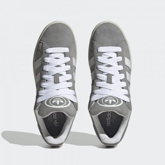 Adidas Campus 00S HQ8707 Bağcıklı Erkek Günlük Ayakkabı Gri