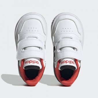 Adidas Hoops H03860 Cırtlı Erkek Çocuk Günlük Ayakkabı Beyaz