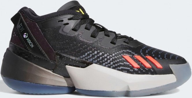 Adidas D.O.N Issue 4 HQ3451 Ortopedik Bağcıklı Erkek Çocuk Basketbol Ayakkabısı Siyah