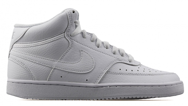Nike Wmns Court Vision Mid CD5436-100 Bağcıklı Kadın Basketbol Ayakkabısı Beyaz
