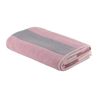 Özdilek Pure Line Plaj Havlusu Gri Pembe