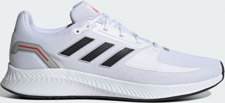 Adidas Run Falcon 2.0 GV9552 Ortopedik Bağcıklı Erkek Koşu Ayakkabısı Beyaz