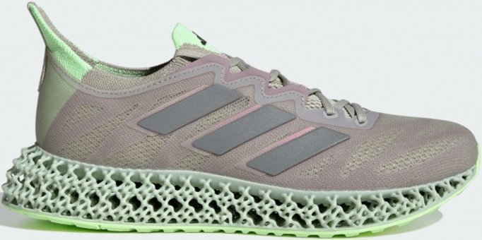 Adidas 4DFWD 3 ID3499 Ortopedik Bağcıklı Kadın Koşu Ayakkabısı Gri