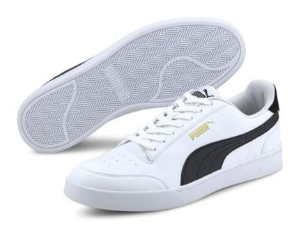 Puma Shuffle 309668-03 Bağcıklı Unisex Günlük Ayakkabı Beyaz