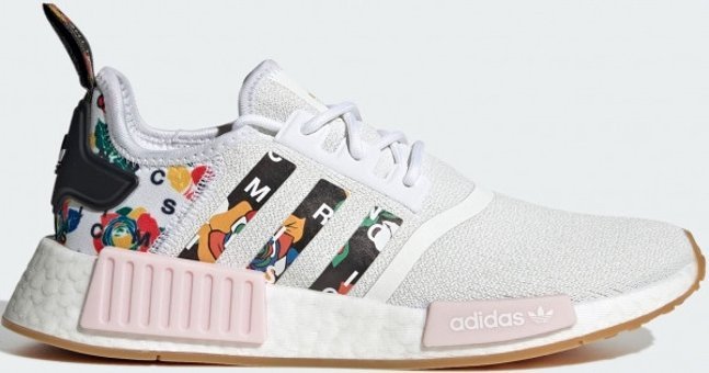 Adidas NMD_R1 GW0563 Ortopedik Bağcıklı Kadın Günlük Ayakkabı Beyaz