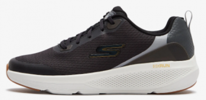 Skechers Go Run Elevate Orbiter 220189-BKGY Ortopedik Bağcıklı Erkek Koşu Ayakkabısı Siyah