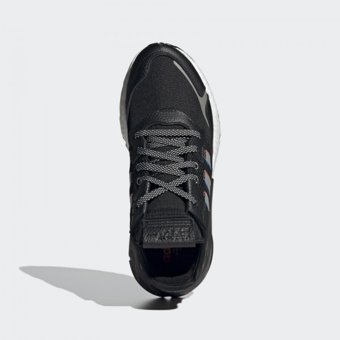 Adidas Nite Jogger H01718 Ortopedik Bağcıklı Erkek Günlük Ayakkabı Siyah