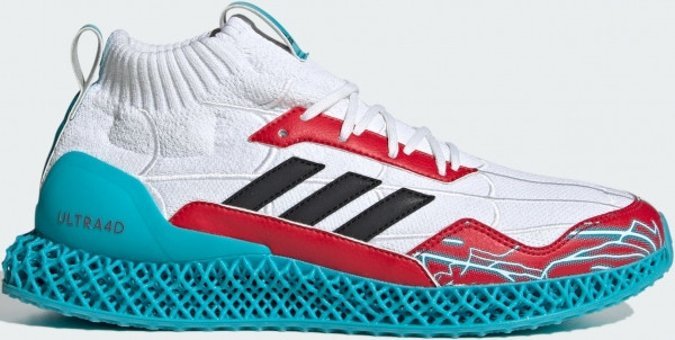 Adidas Ultra 4D Mid Marvel IG5342 Bağcıklı Unisex Günlük Ayakkabı Beyaz