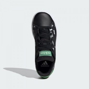 Adidas Advantage ID8407 Bağcıklı Erkek Çocuk Günlük Ayakkabı Siyah
