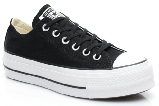 Converse Chuck Taylor All Star 560250C-001 Bağcıklı Kadın Günlük Ayakkabı Siyah