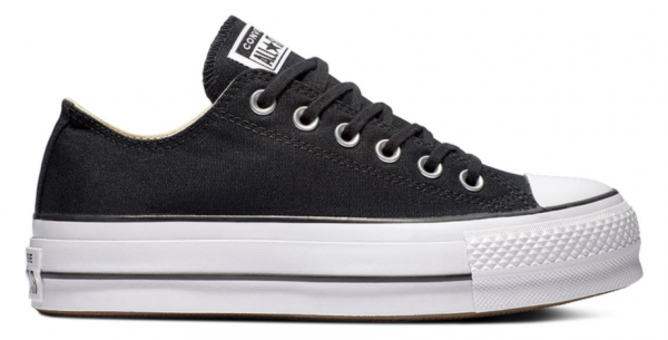 Converse Chuck Taylor All Star 560250C-001 Bağcıklı Kadın Günlük Ayakkabı Siyah