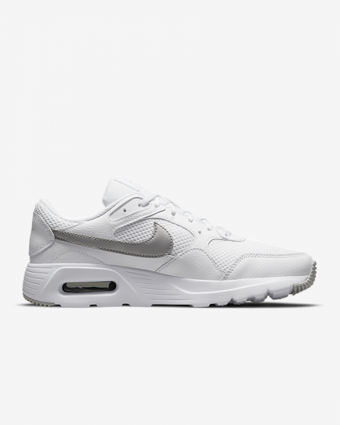 Nike Air Max SC CW4554-100 Ortopedik Bağcıklı Kadın Günlük Ayakkabı Beyaz