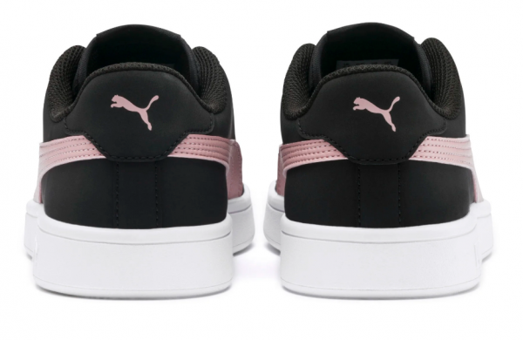 Puma Smash V2 Buck 365160-18 Bağcıklı Kadın Günlük Ayakkabı Siyah