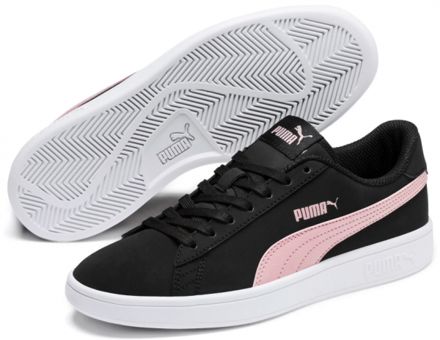 Puma Smash V2 Buck 365160-18 Bağcıklı Kadın Günlük Ayakkabı Siyah