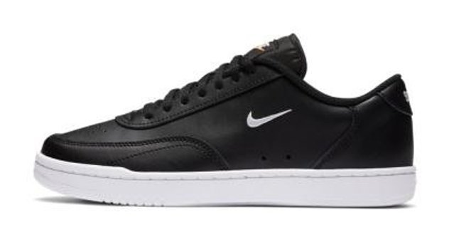 Nike Court Vintage CJ1676-001 Bağcıklı Erkek Günlük Ayakkabı Siyah