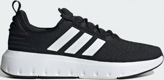 Adidas Swift Run 23 ID4981 Ortopedik Bağcıklı Erkek Günlük Ayakkabı Siyah