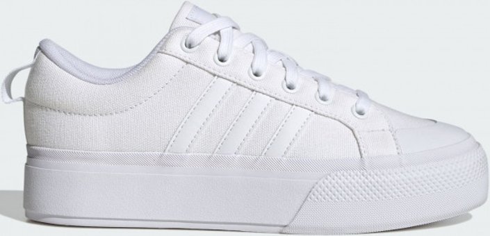 Adidas Bravada 2.0 Platform IE2309 Ortopedik Bağcıklı Kadın Günlük Ayakkabı Beyaz