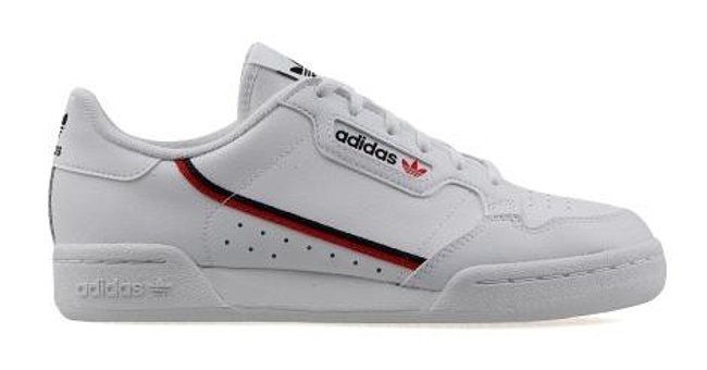 Adidas Continental 80 J F99787 Bağcıklı Kayık Taban Kadın Günlük Ayakkabı Beyaz