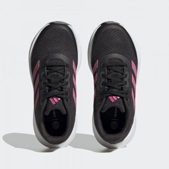Adidas Falcon 3 HP5838 Ortopedik Bağcıklı Kız Çocuk Koşu Ayakkabısı Siyah