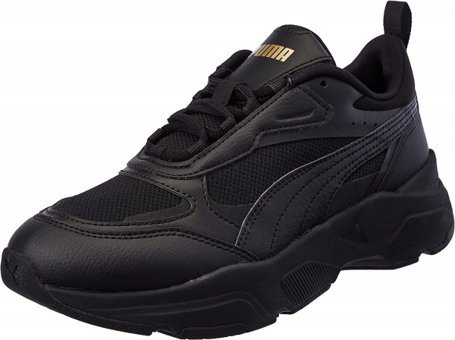 Puma Cassia 384647-02 Ortopedik Bağcıklı Kadın Günlük Ayakkabı Siyah