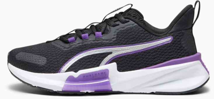 Puma Pwrframe TR 2 377891-09 Bağcıklı Kadın Antrenman Ayakkabısı Siyah