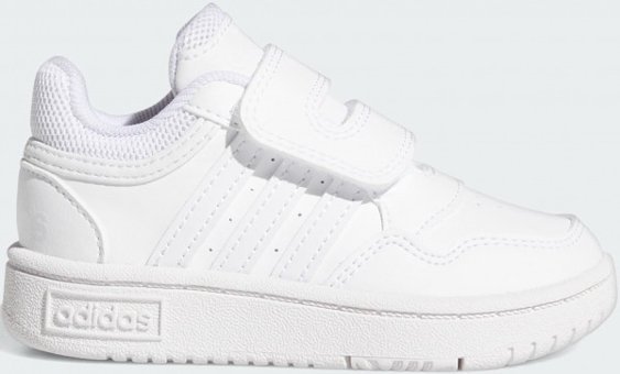 Adidas Hoops GW0442 Cırtlı Erkek Çocuk Günlük Ayakkabı Beyaz