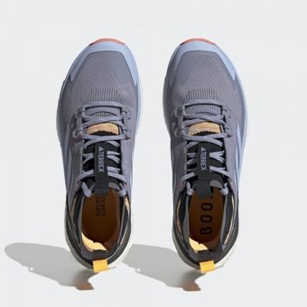 Adidas Terrex Free Hiker 2.0 HQ8398 Ortopedik Bağcıklı Erkek Yürüyüş Ayakkabısı Mavi